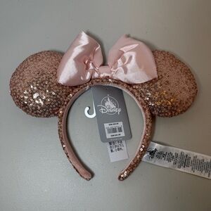 Disney Rose Gold Sequin Minnie Ears